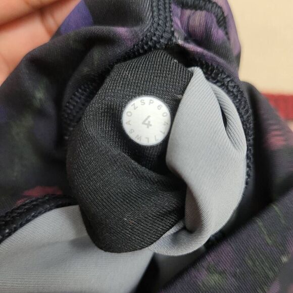 Lululemon Wunder Under Mid-Rise Tight Sz 4 Full-On Luxtreme Frozen Flourish - Picture 5 of 10
